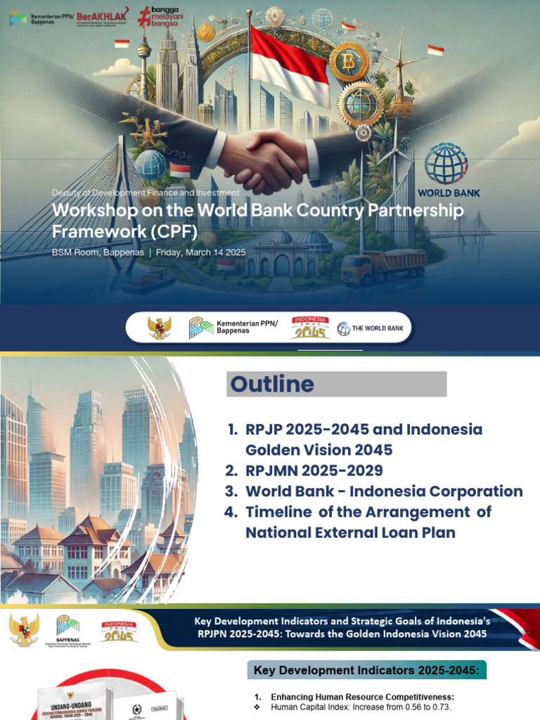 Indonesia's 2025-2045 Development Framework | PDF | World Bank ...