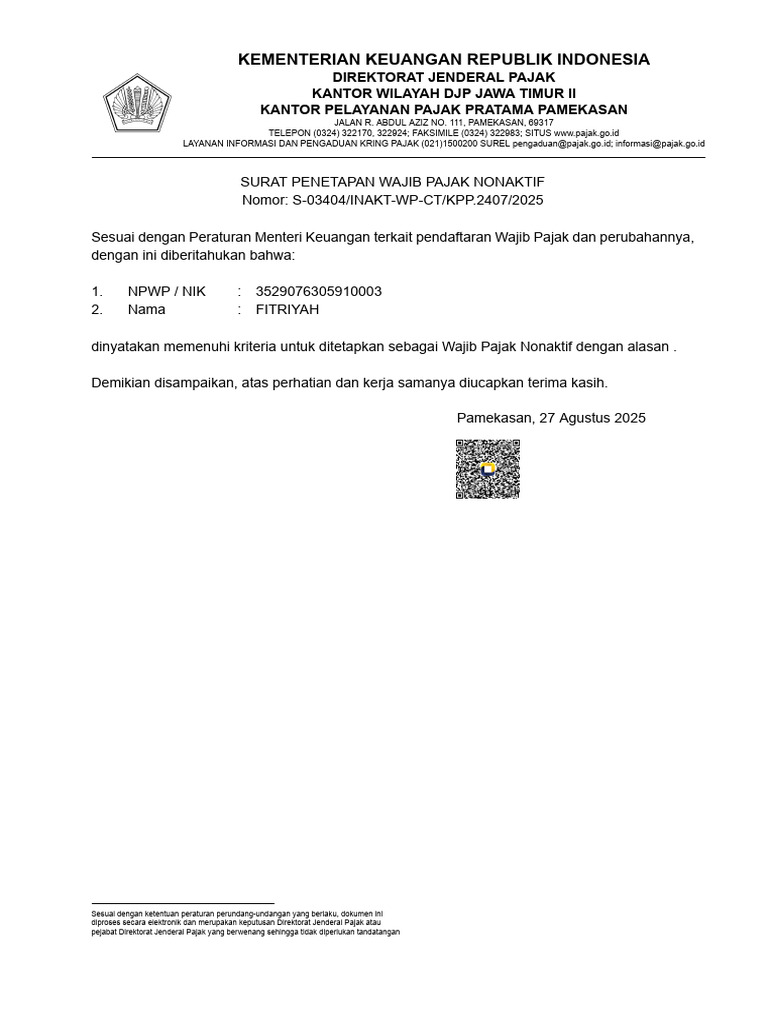 A 05-DOC003a-Status Update Notification Letter Inactivation in V1 1-Fo ...