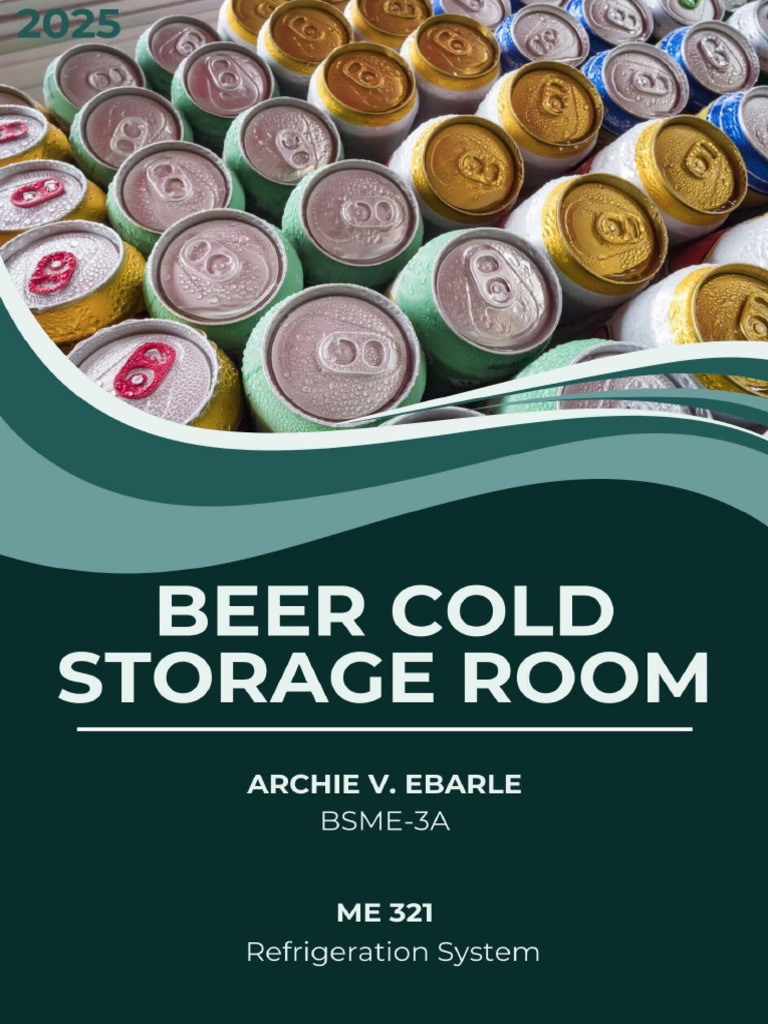 Beer Cold Storage Room Design | PDF | Refrigeration | Applied And ...