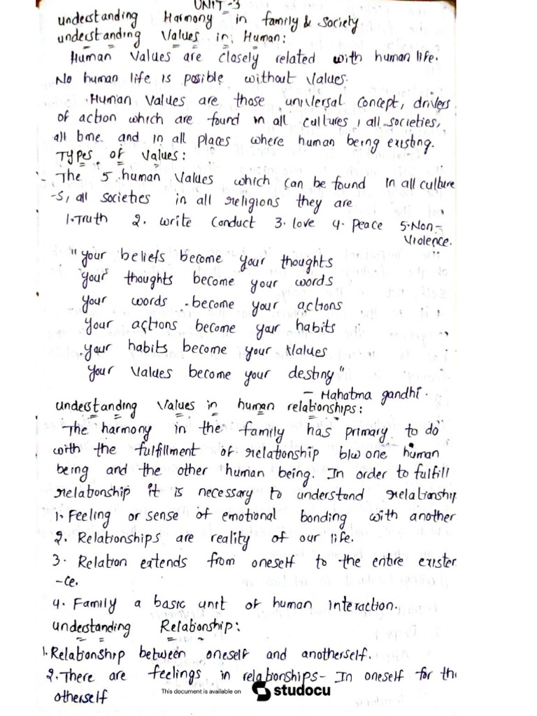 uhv written pdf unit 3 | PDF