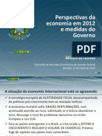 Perspectivas Da Economia em 2012 e Medidas Do Governo