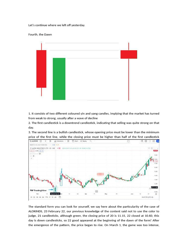 Candlestick Patterns for Stock Trading | PDF | Market Trend | Stocks