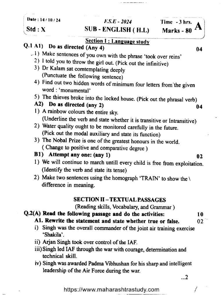 English Sem 1 | PDF