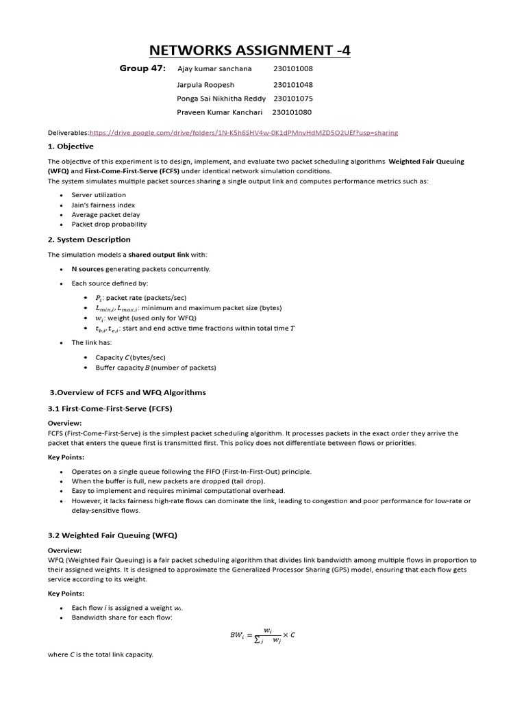 CN_LAB4[1] | PDF | Scheduling (Computing) | Computing