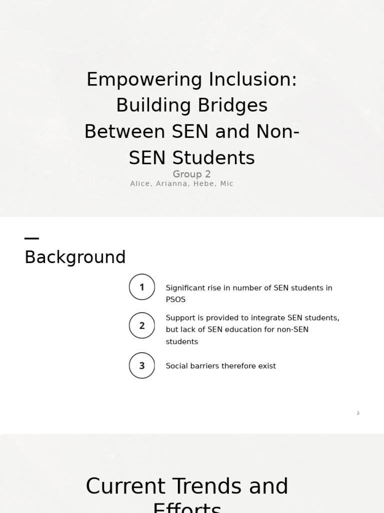 Empowering Inclusion for SEN Students | PDF