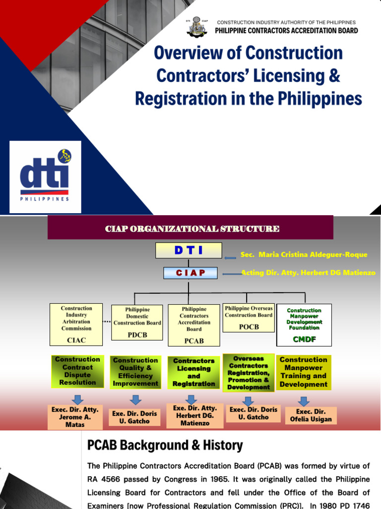 1 2025_PCAB Licensing by Engr. Sergie Retome | PDF | License | Sanitary ...