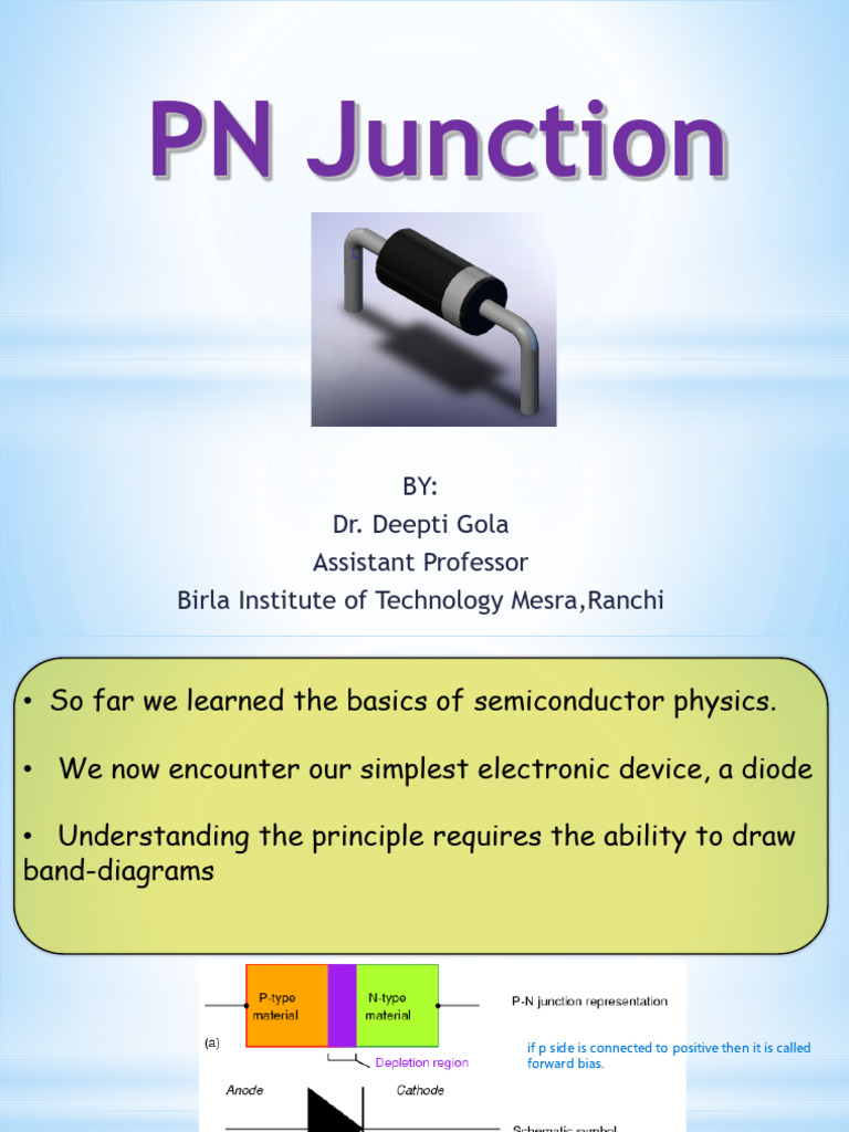 PN Junction | PDF | P–N Junction | Applied And Interdisciplinary Physics