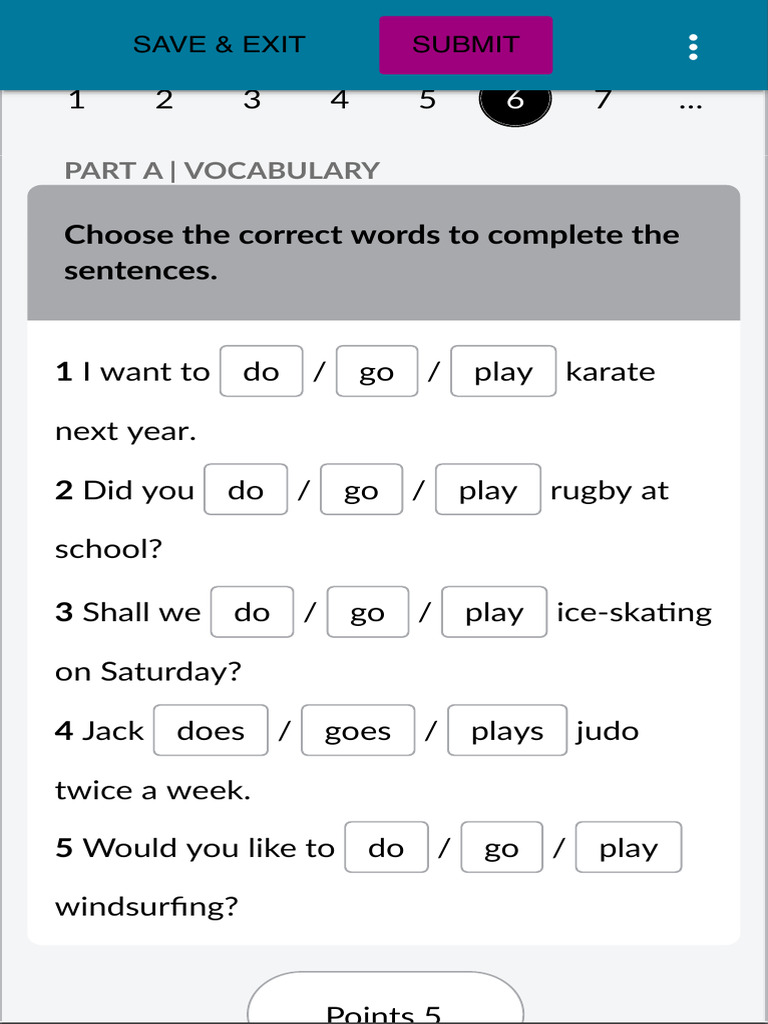 Vocabulary Progress Test 3 - Version B | PDF