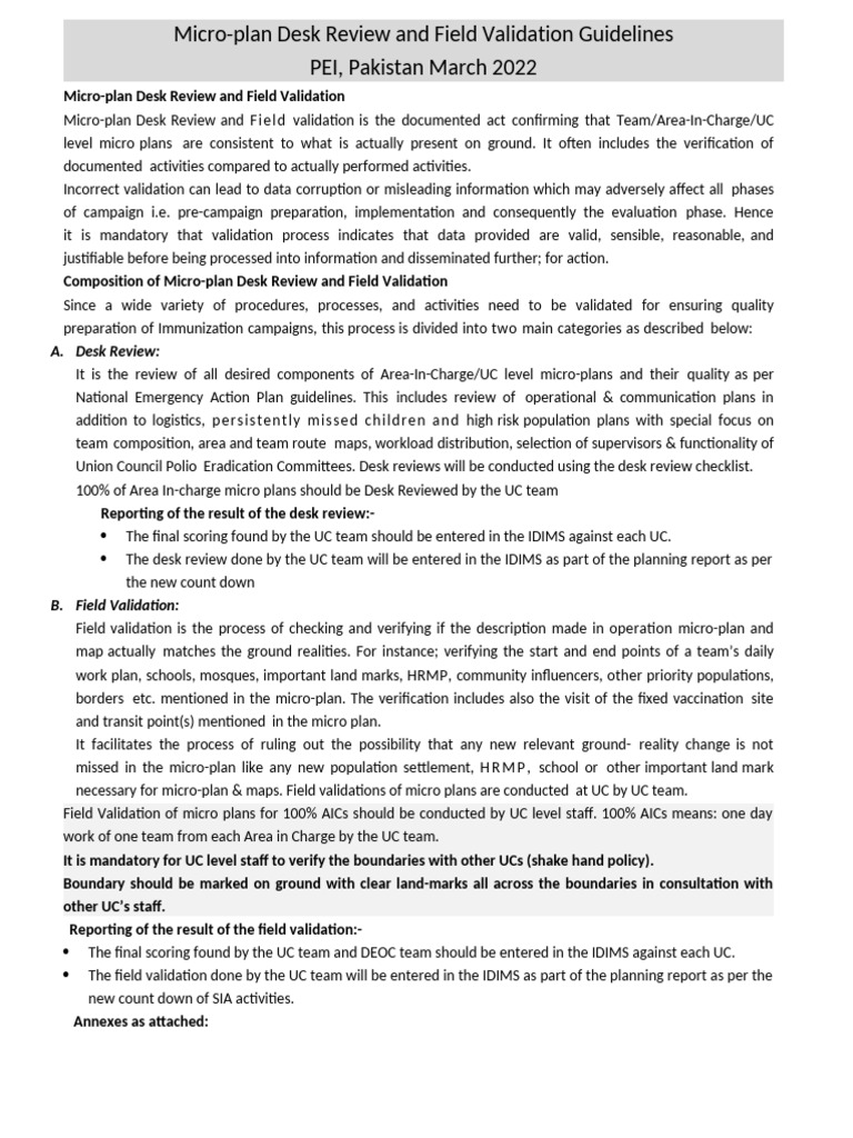 Final Micro Plan DR and FV by UC Staff March 2022 | PDF