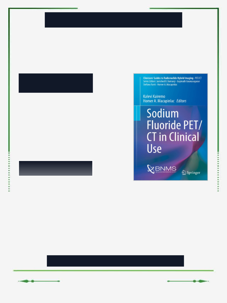 Sodium Fluoride PET/CT in Clinical Use Kalevi Kairemo No Waiting Time ...