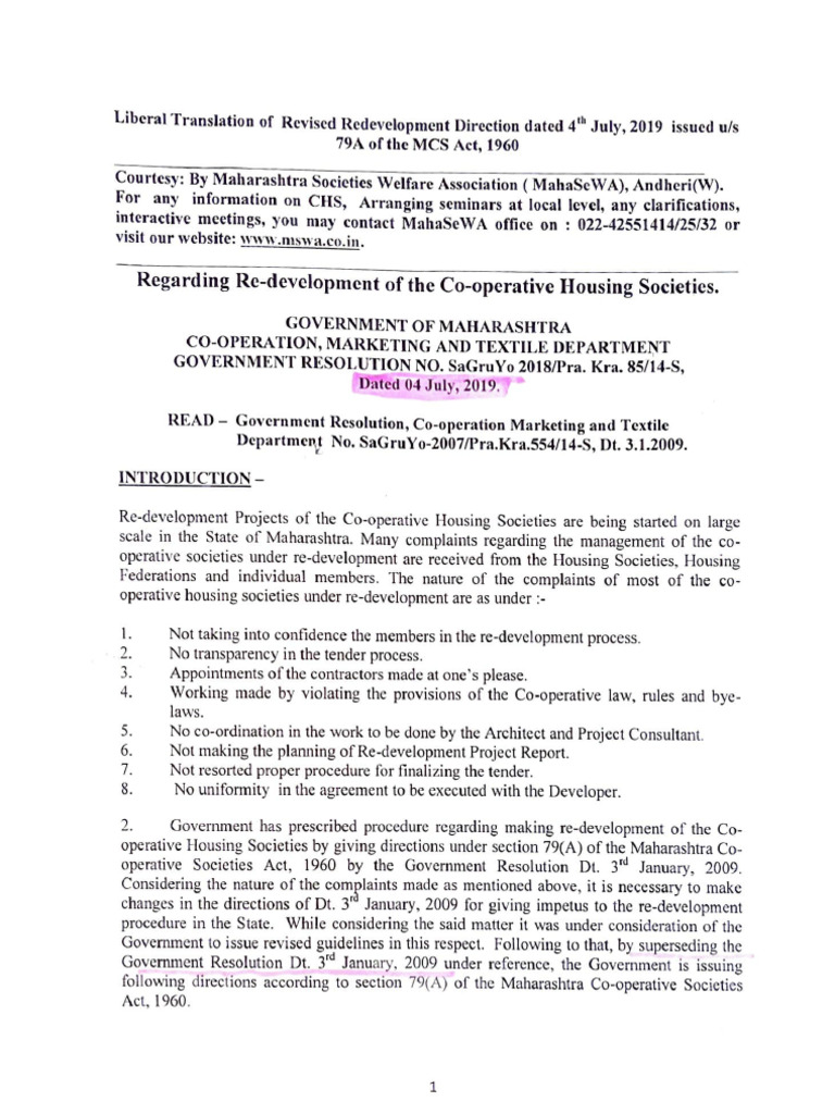 79A of MCS Act 1960 | PDF