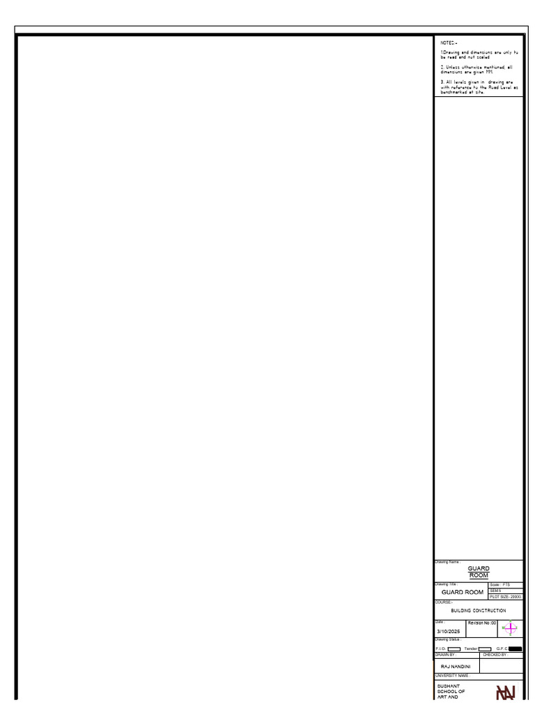 Building Construction Format Sem 5-Model | PDF