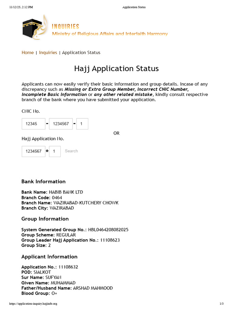 Application Status | PDF | Pakistan