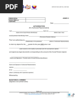 Social Pension Authorization Form 2026 | PDF