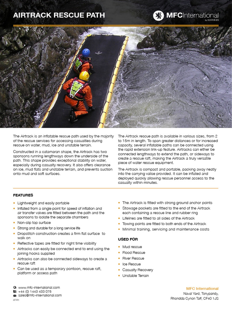 Airtrack Inflatable Rescue Path | PDF | Equipment