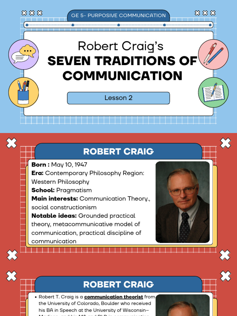 7 Traditions of Communication | PDF | Public Speaking | Communication
