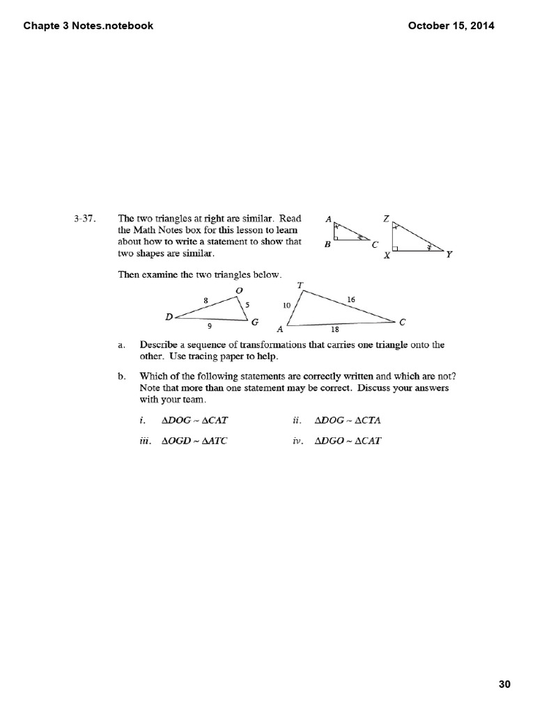 Chapter 3 Notes Summary | PDF