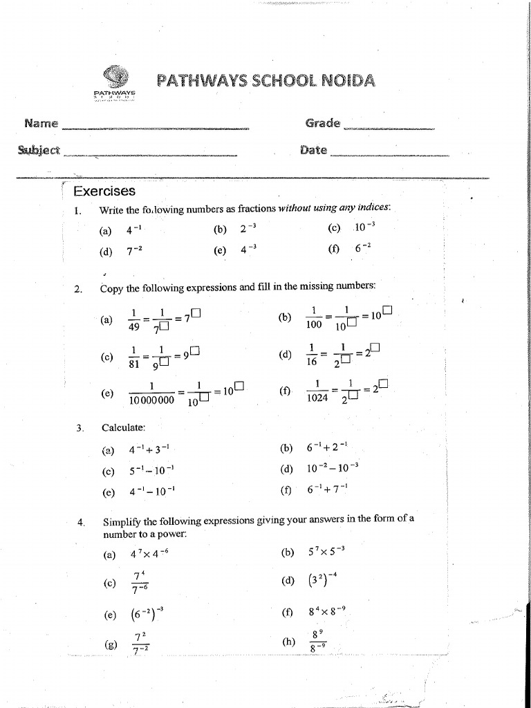 Worksheet 2 Practice | PDF