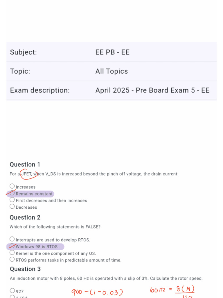 Pre-board-5-EE Cess File - 202504261330 - 09025 | PDF