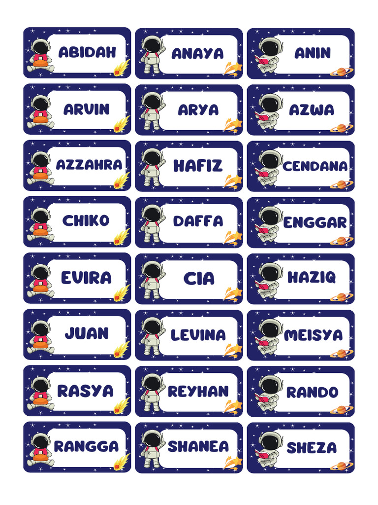Label Nama | PDF