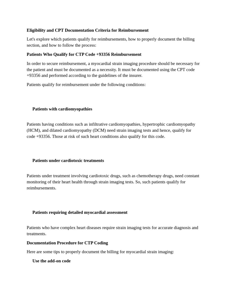 CPT Code +93356 Reimbursement Guide | PDF | Echocardiography | Cardiology
