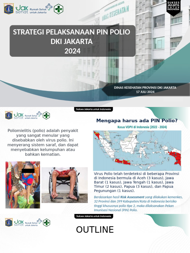 160724 Strategi Pelaksanaan PIN Polio DKI Edit Mirsal | PDF