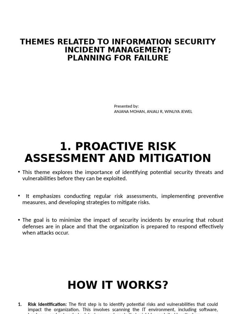Information Security Incident Management | PDF | Regulatory Compliance ...