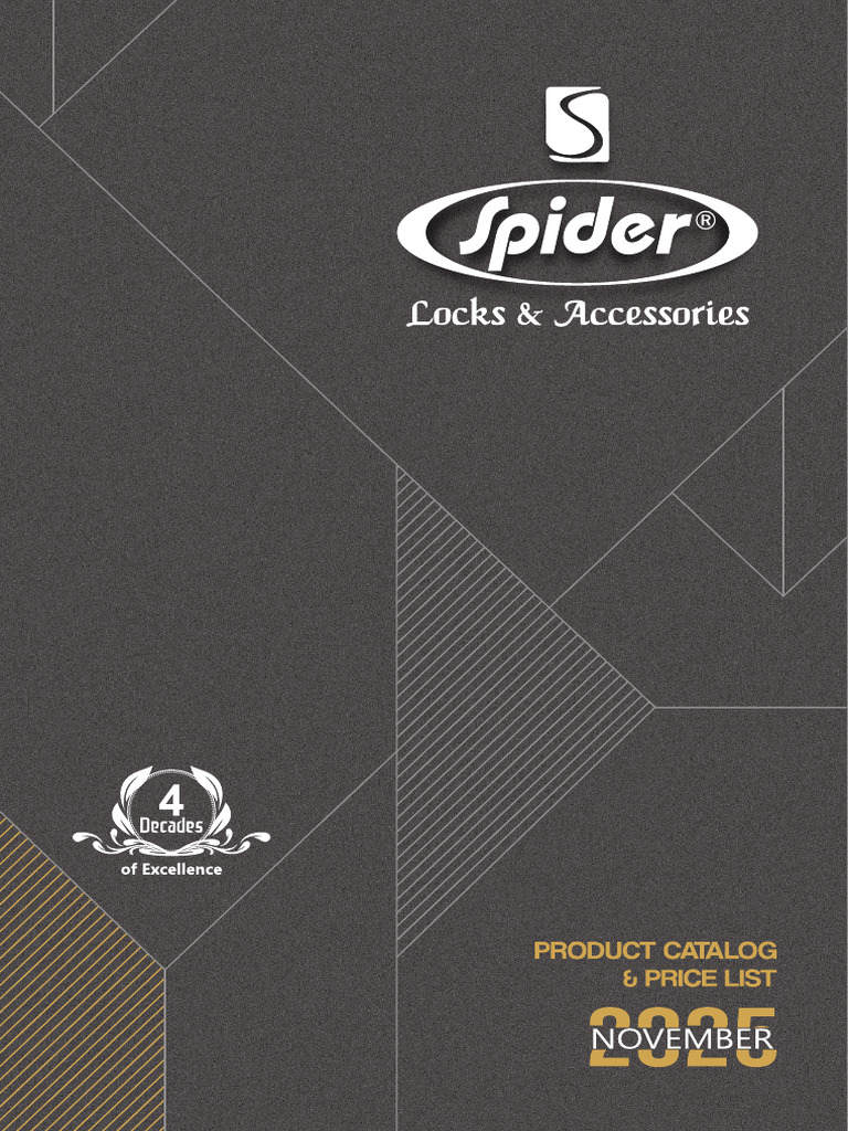 Spider Catalogue 2025 | PDF