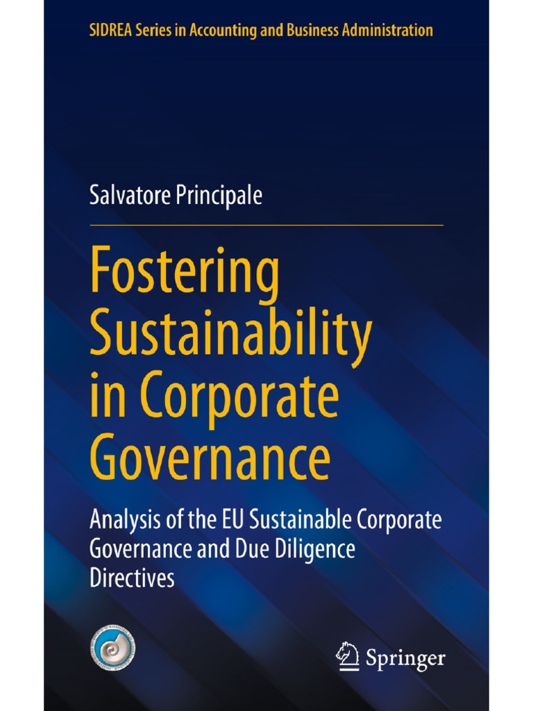Fostering Sustainability in Corporate Governance Analysis of The EU ...