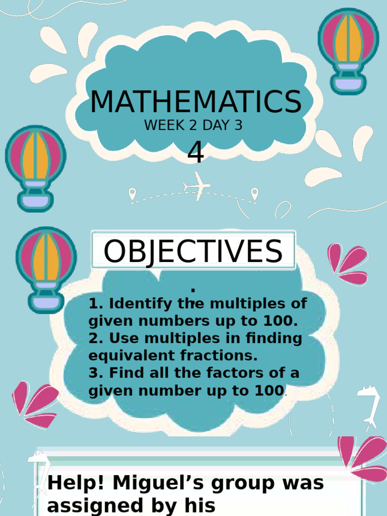 q3 Mathematics 4 Week 2 Day 3 | PDF
