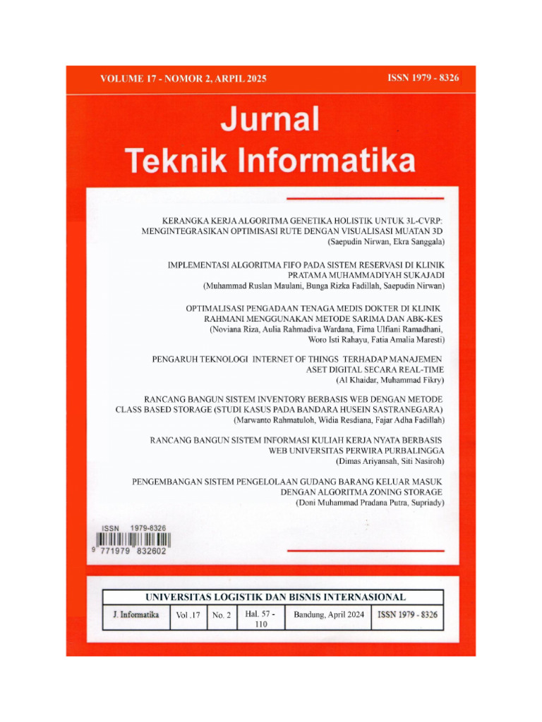 Jurnal Teknik Informatika April 2025 | PDF