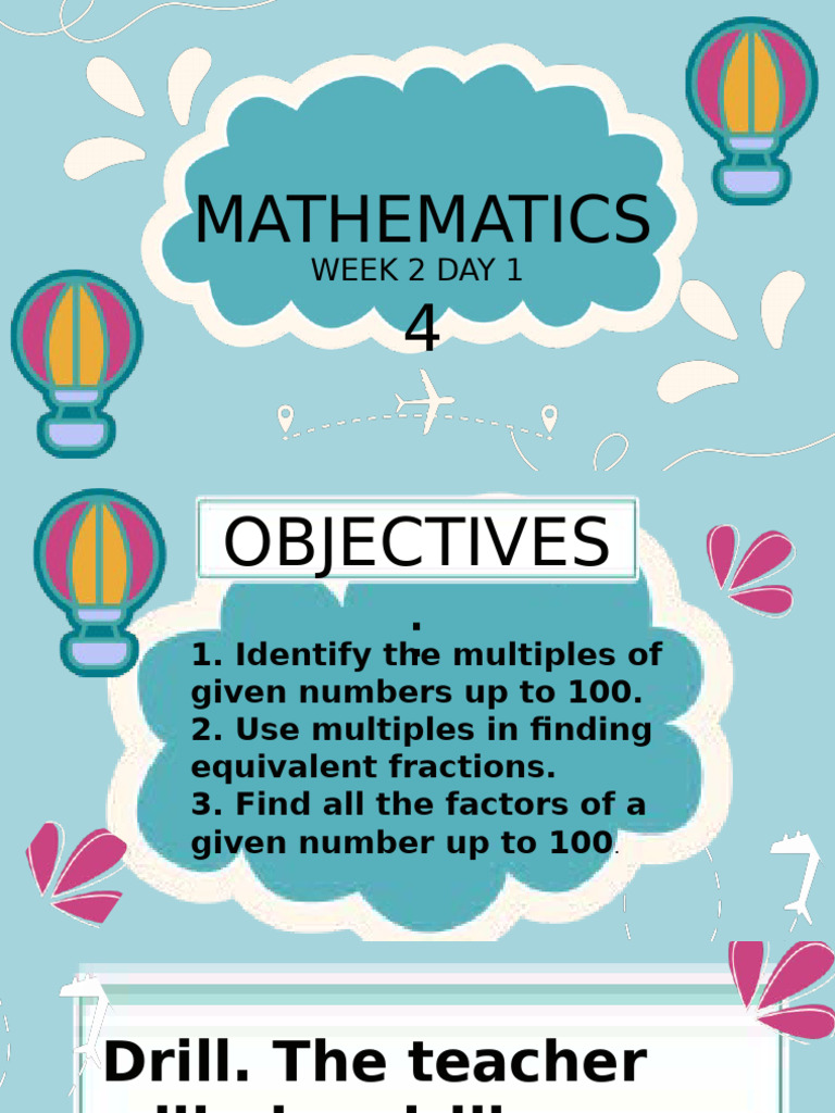 q3 Mathematics 4 Week 2 Day 1 | PDF | Multiplication | Mathematics