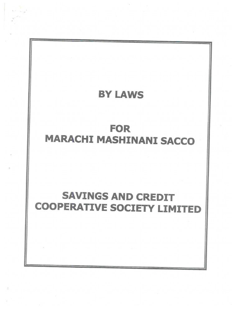 Marachi Mashinani by Laws - 122413 | PDF