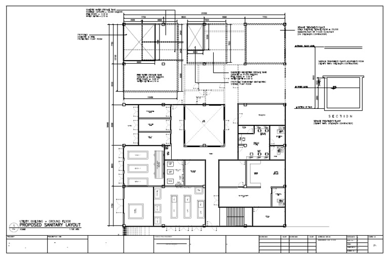 Proposed Sanitary Layout Plan | PDF