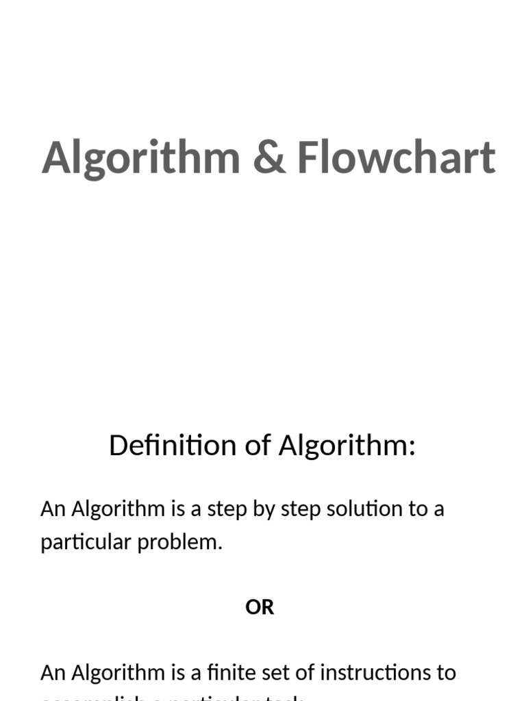 Chapter 1.2Algo Flowchart | PDF | Algorithms | Mathematics