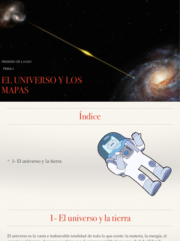 El Universo y la Tierra en 1º de ESO | PDF | Universo | Estrellas