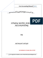 Cost Accounting Manual (2nd Edition)