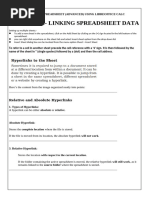 Linking Data in LibreOffice Calc | PDF | Hyperlink | Spreadsheet
