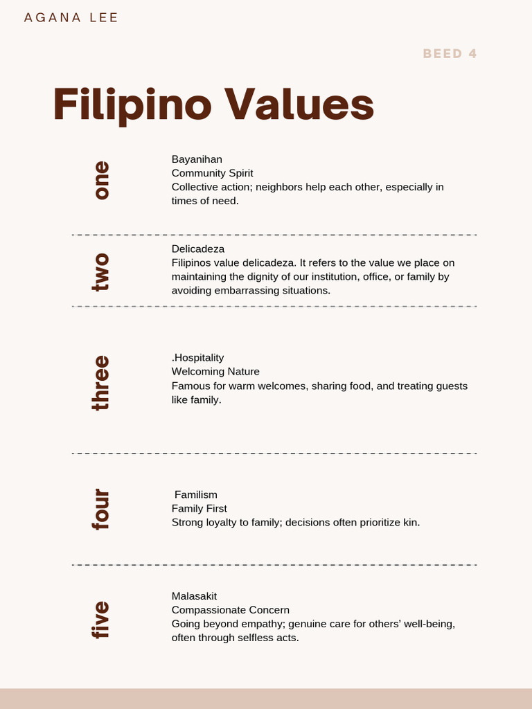 Key Filipino Values Explained | PDF