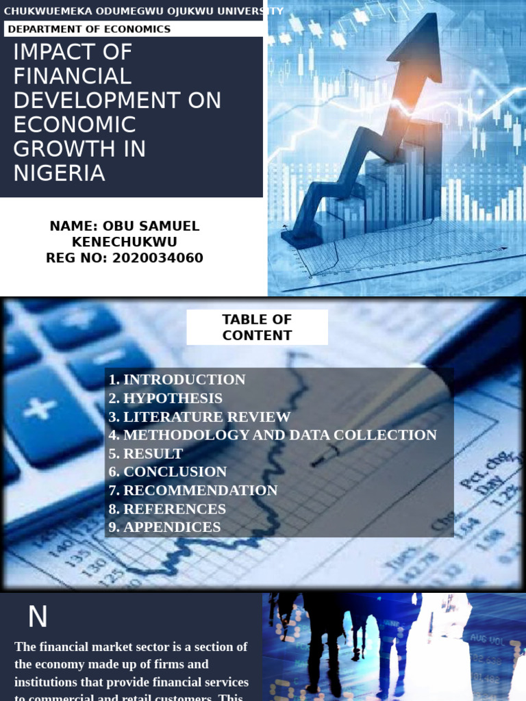 Financial Development's Impact on Nigeria's Growth | PDF | Economic ...