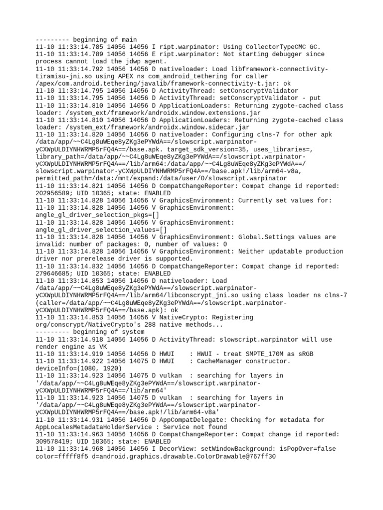 Android App Debugging Log Analysis | PDF | Domain Name System | Computing