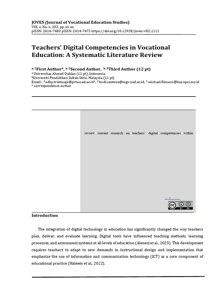 Teachers' Digital Competencies in VET | PDF | Vocational Education ...