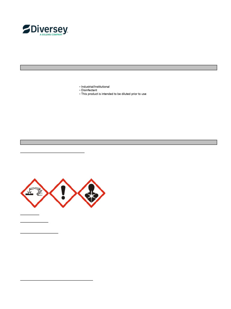 Virex II 256 Safety Data Sheet | PDF | Dangerous Goods | Hazardous Waste