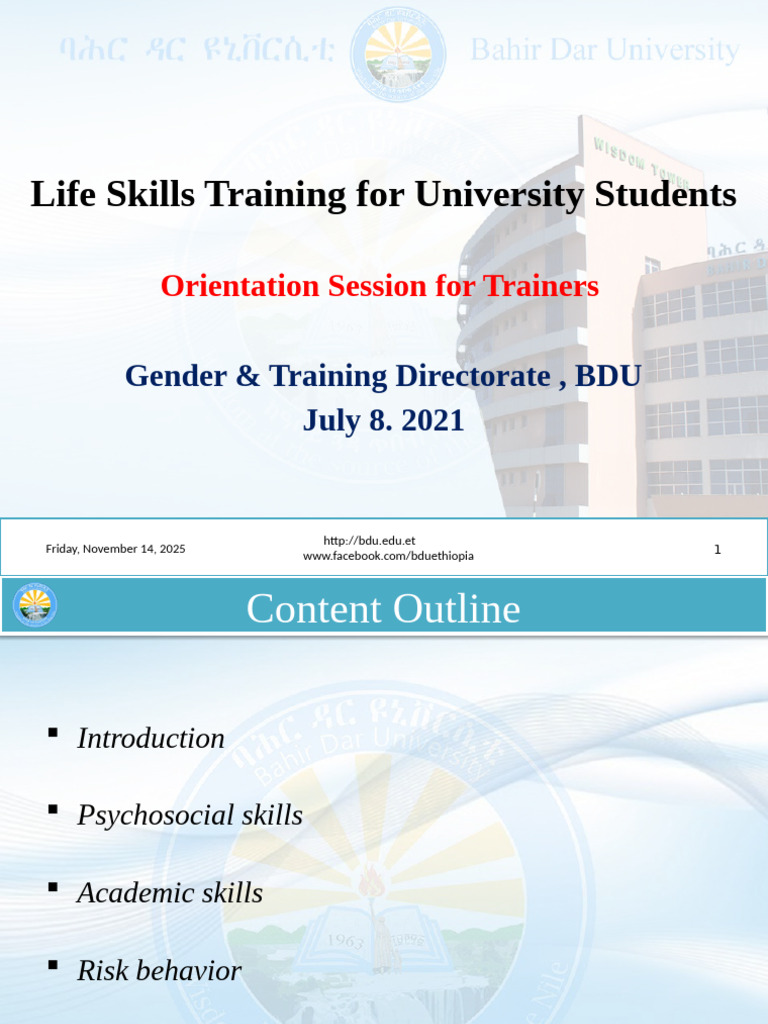 Life Skills Training for University Success | PDF | Anxiety | Communication