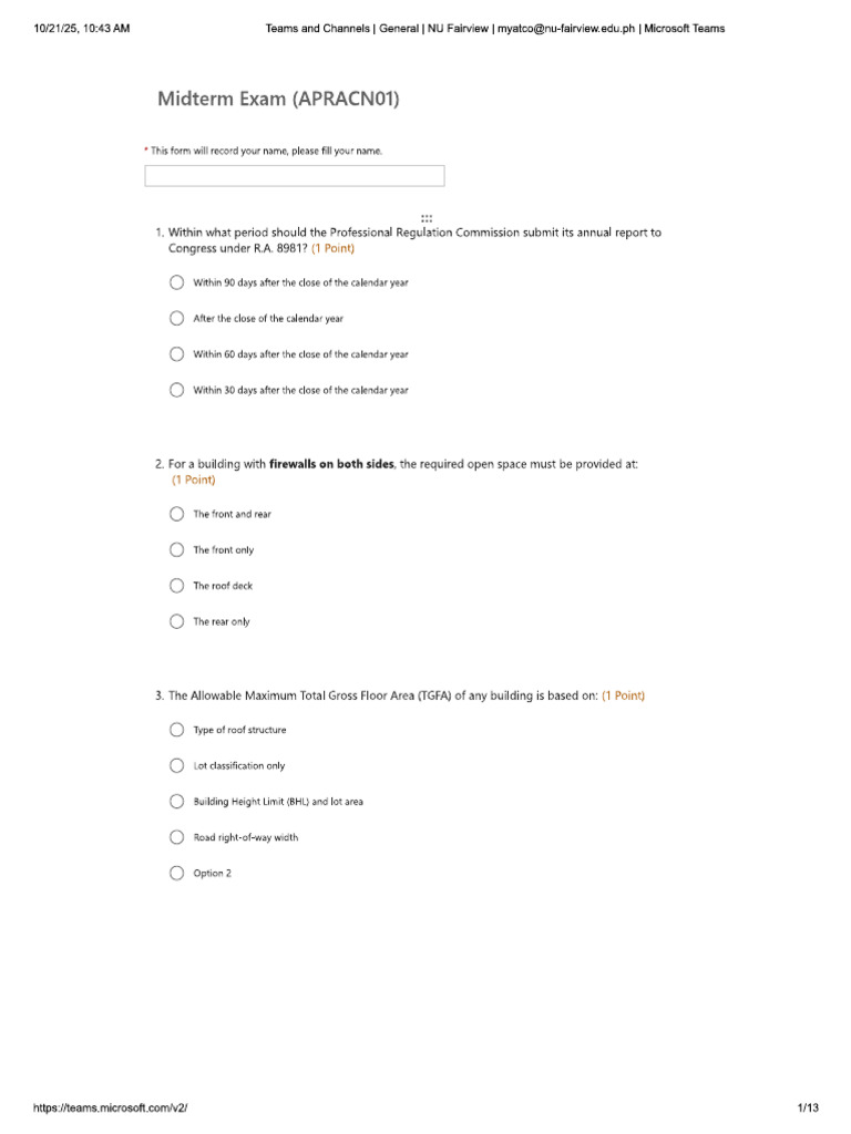 Midterm Exam For Practice | PDF