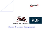 Shoper 9 License Management  | Tally Helpdesk  | Tally Features | Tally