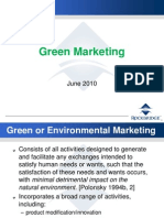 1 Green Marketing June 2010