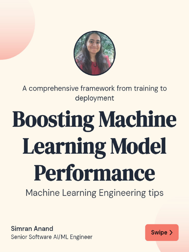 How To Boost ML Model Performance | PDF