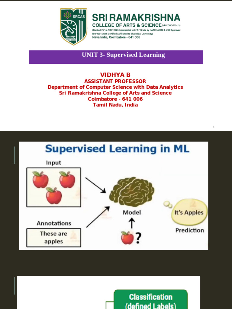 Supervised Learning: Classification Models | PDF