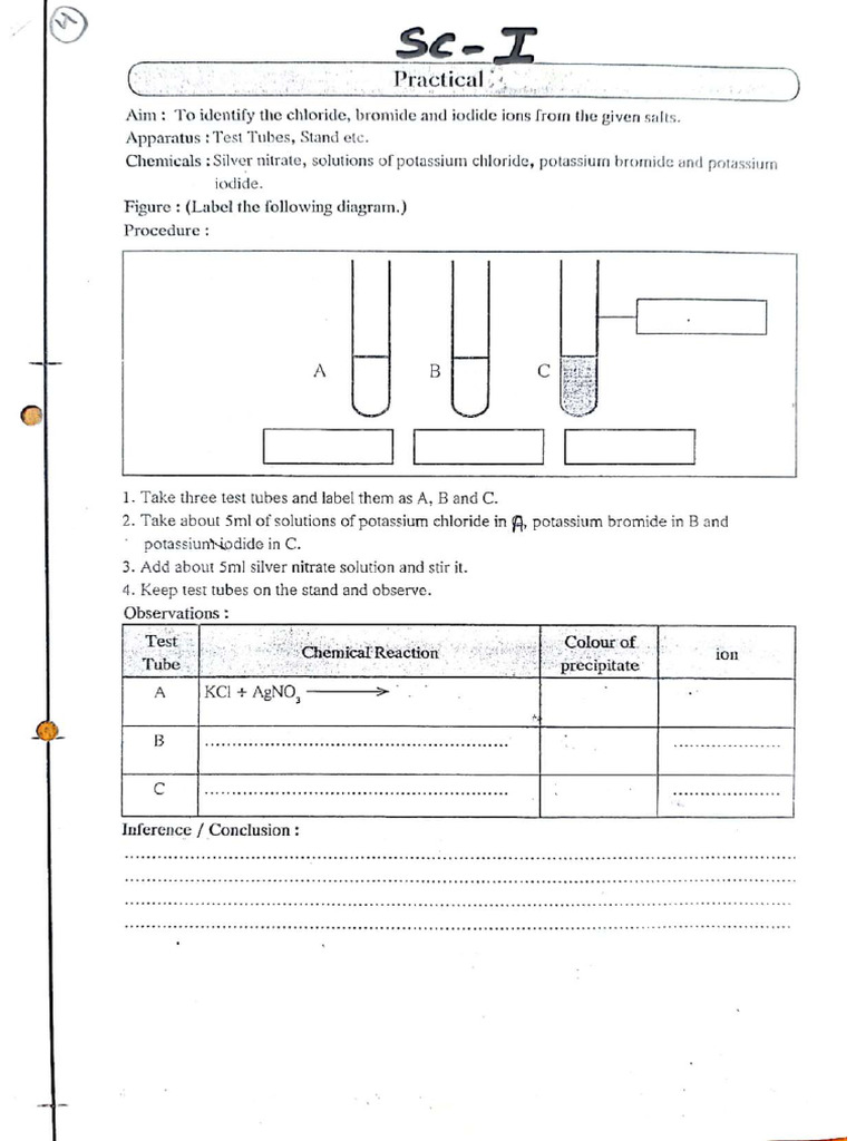 X Science 1 Q. Paper | PDF